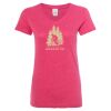 Women’s Glitter V-Neck T-Shirt Thumbnail